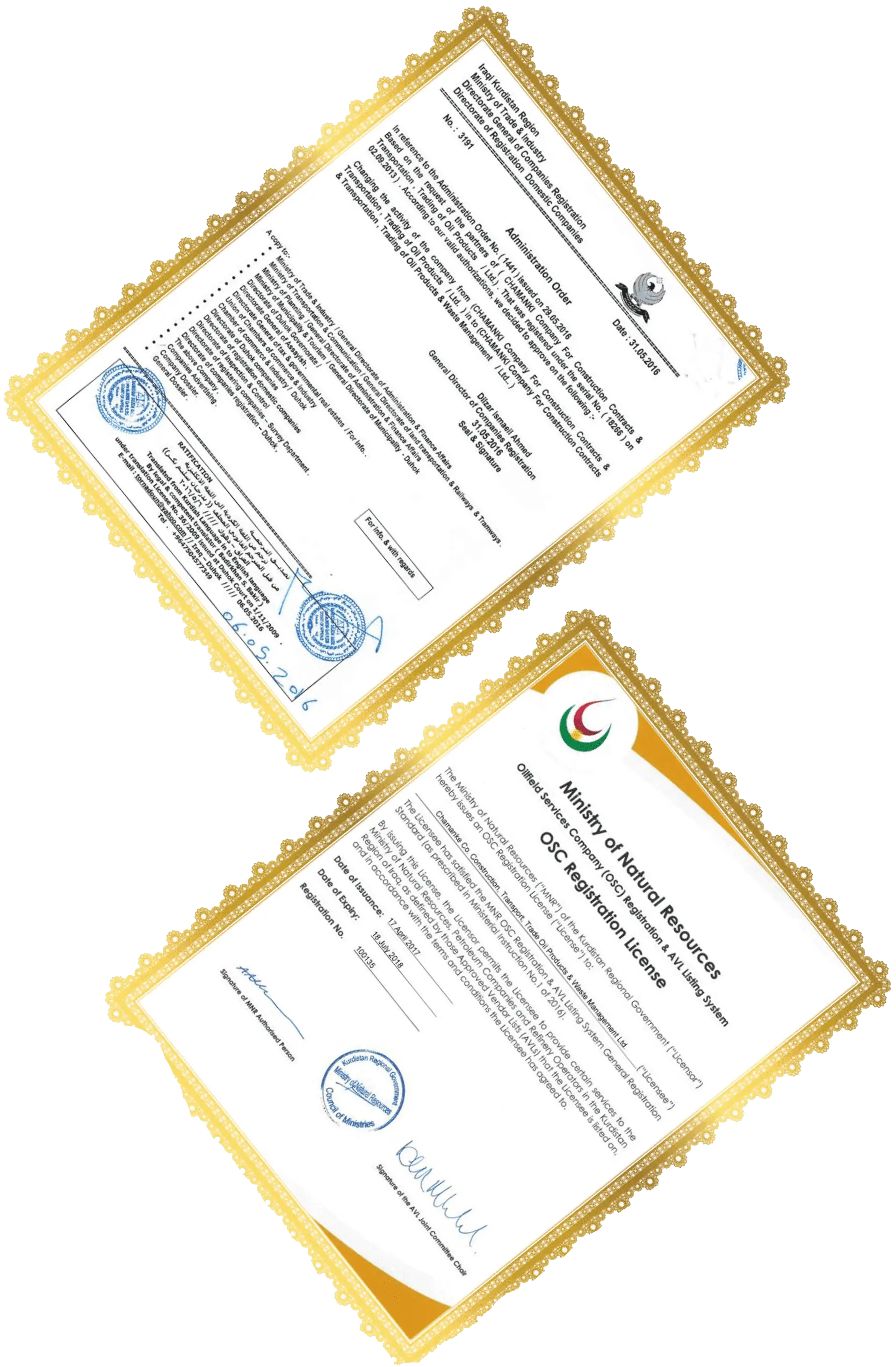 Company Registration Paper